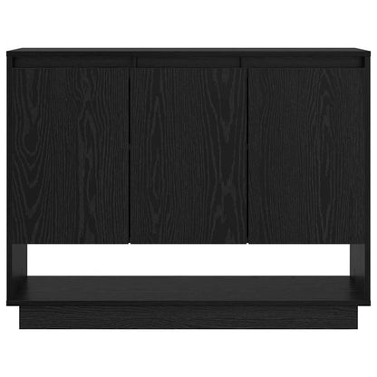 Sideboard Schwarze Eiche 97 x 29 x 75 cm Holzwerkstoff