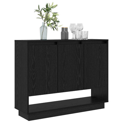 Sideboard Schwarze Eiche 97 x 29 x 75 cm Holzwerkstoff