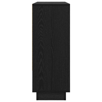 Sideboard Schwarze Eiche 97 x 29 x 75 cm Holzwerkstoff