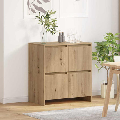 Sideboard Eiche handwerklich 70 x 41 x 75 cm Holzwerkstoff
