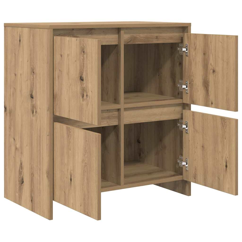 Sideboard Eiche handwerklich 70 x 41 x 75 cm Holzwerkstoff