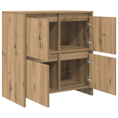 Sideboard Eiche handwerklich 70 x 41 x 75 cm Holzwerkstoff