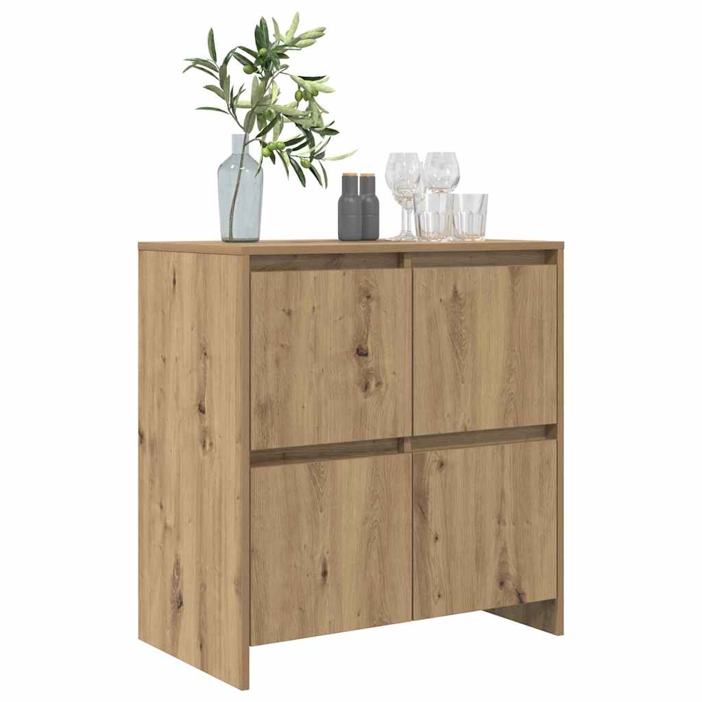 Sideboard Eiche handwerklich 70 x 41 x 75 cm Holzwerkstoff