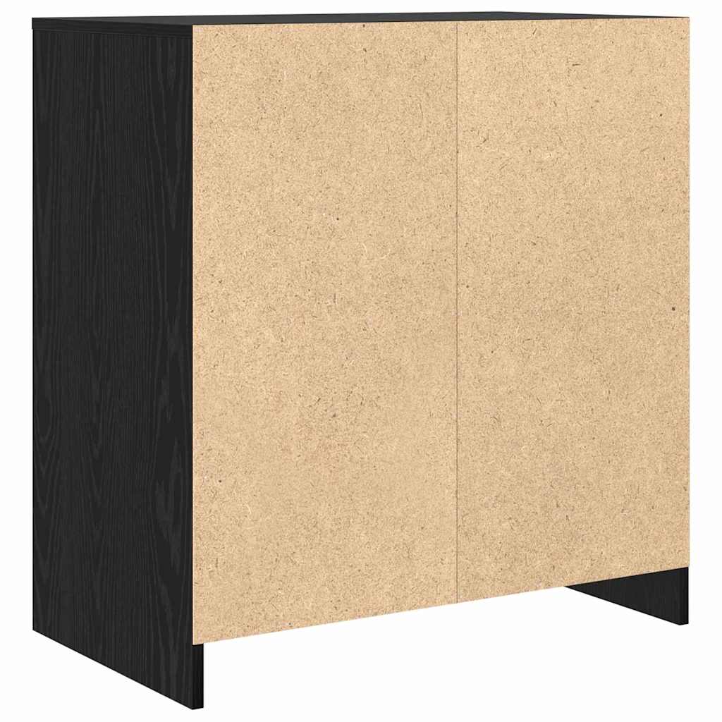 Sideboard Schwarze Eiche 70 x 41 x 75 cm Holzwerkstoff