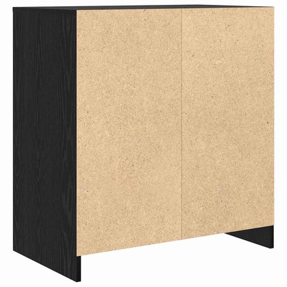 Sideboard Schwarze Eiche 70 x 41 x 75 cm Holzwerkstoff
