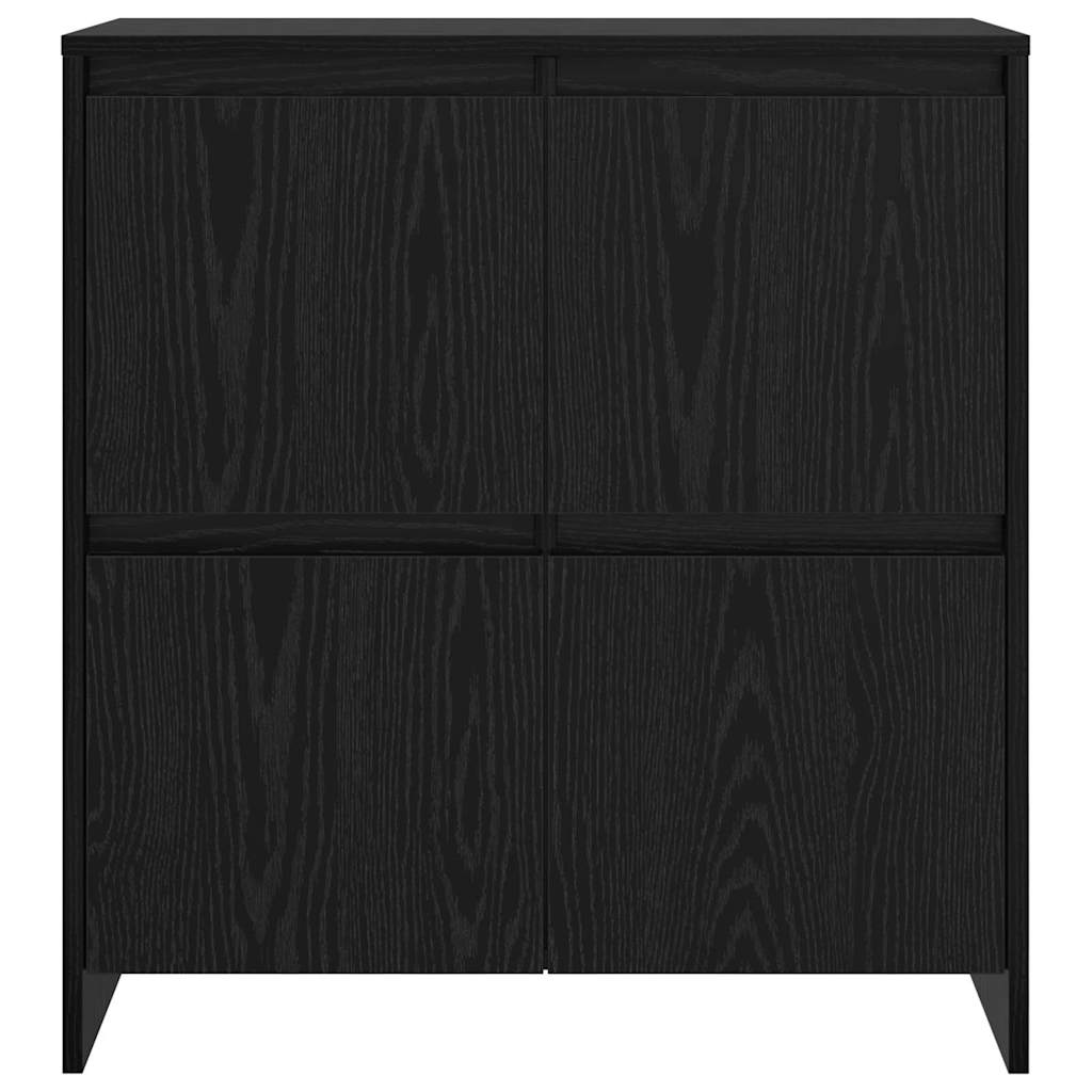 Sideboard Schwarze Eiche 70 x 41 x 75 cm Holzwerkstoff