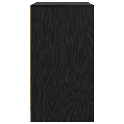 Sideboard Schwarze Eiche 70 x 41 x 75 cm Holzwerkstoff