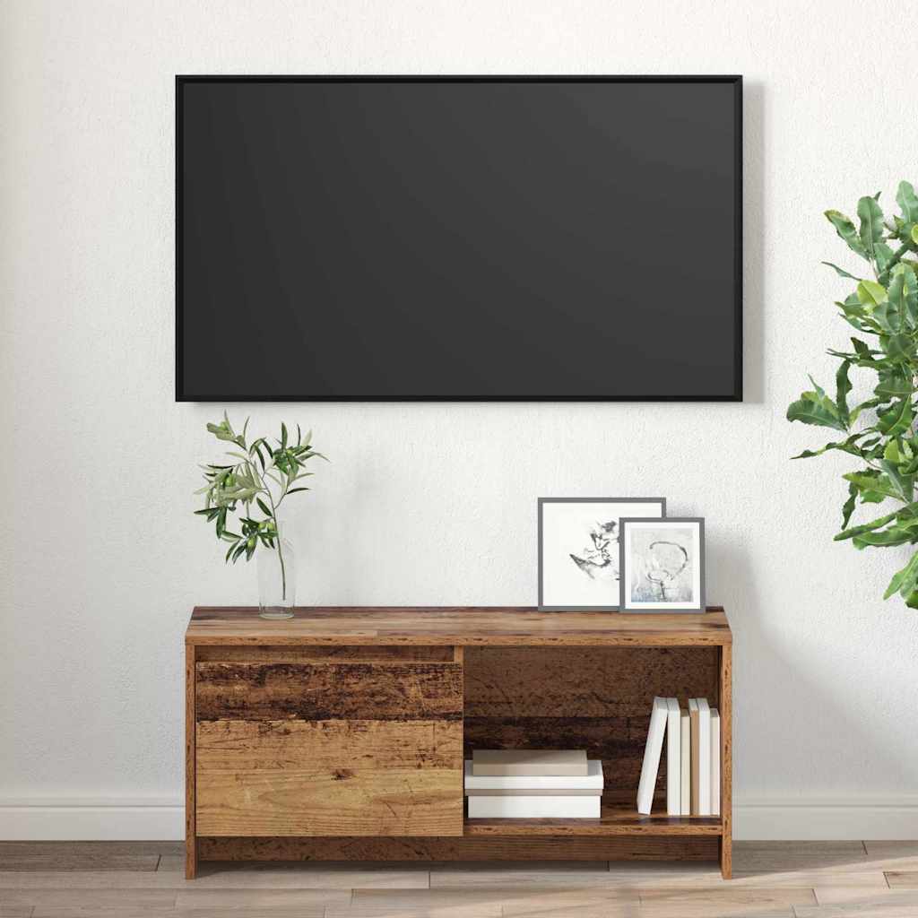 TV-Ständer Altholz 90 x 35 x 40 cm Holzwerkstoff