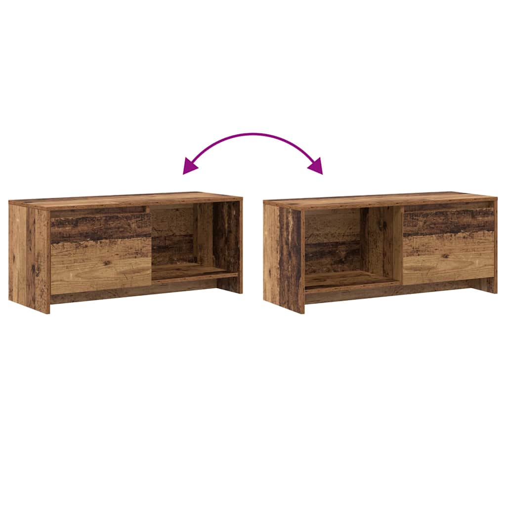 TV-Ständer Altholz 90 x 35 x 40 cm Holzwerkstoff