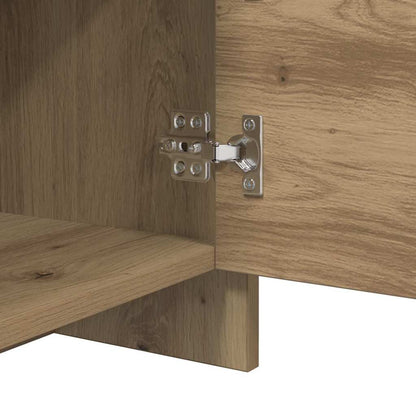 TV-Ständer Eiche handwerklich 90 x 35 x 40 cm Holzwerkstoff