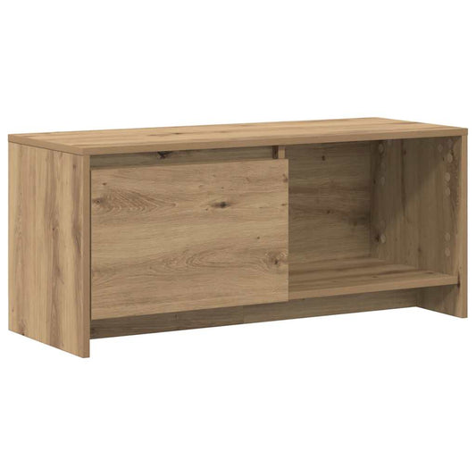 TV-Ständer Eiche handwerklich 90 x 35 x 40 cm Holzwerkstoff