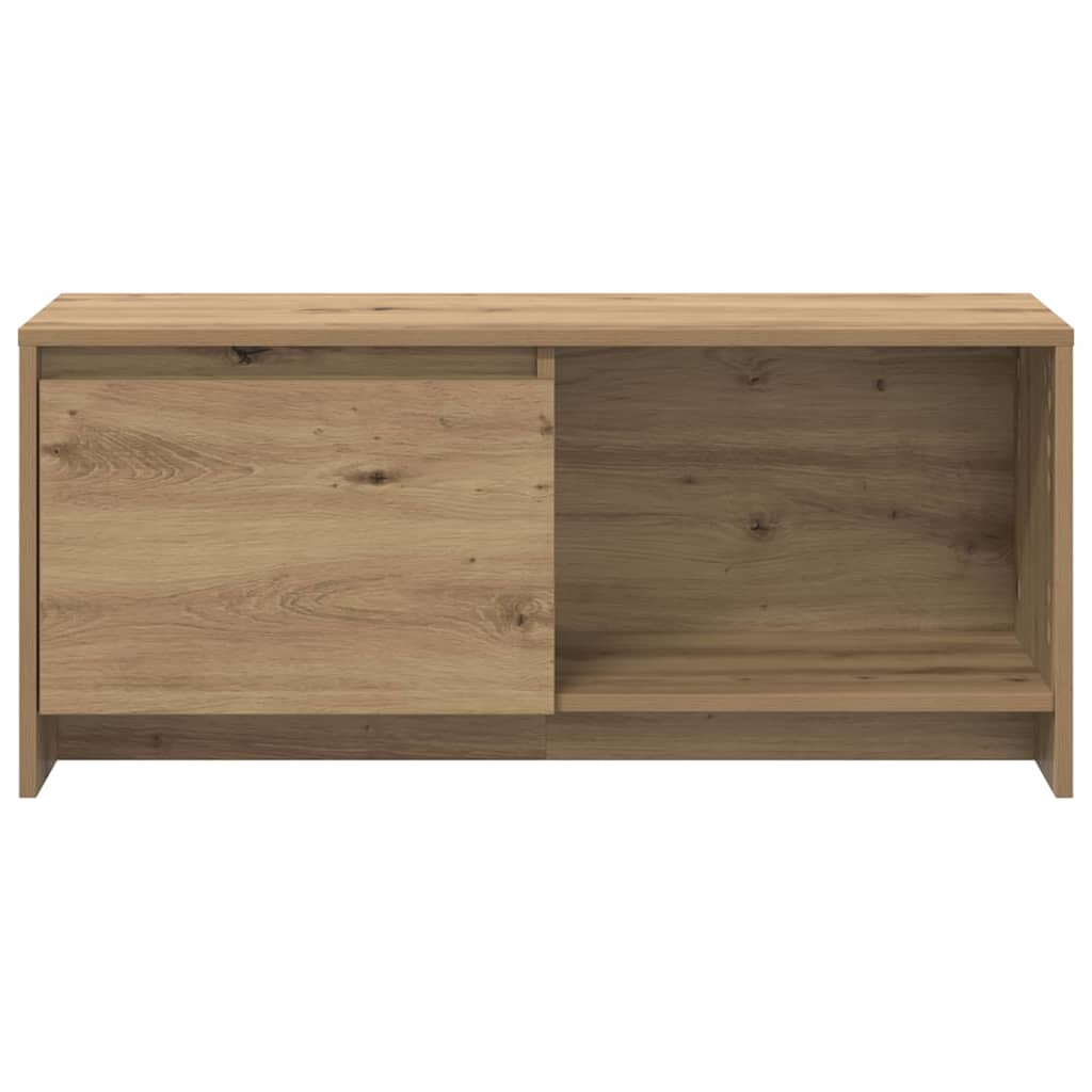 TV-Ständer Eiche handwerklich 90 x 35 x 40 cm Holzwerkstoff