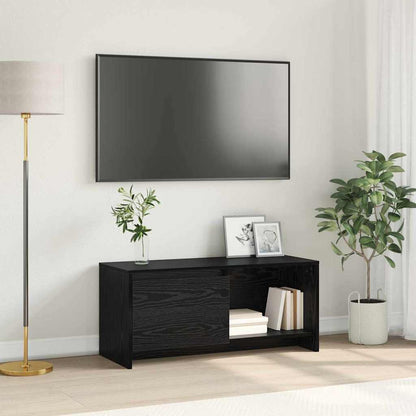 TV-Ständer Schwarze Eiche 90 x 35 x 40 cm Holzwerkstoff