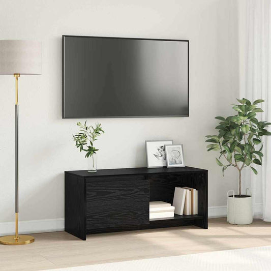 TV-Ständer Schwarze Eiche 90 x 35 x 40 cm Holzwerkstoff