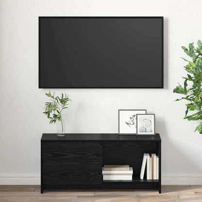 TV-Ständer Schwarze Eiche 90 x 35 x 40 cm Holzwerkstoff