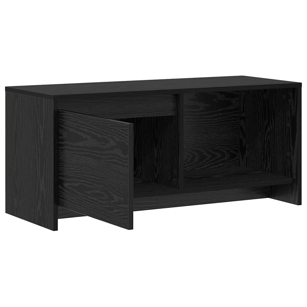 TV-Ständer Schwarze Eiche 90 x 35 x 40 cm Holzwerkstoff