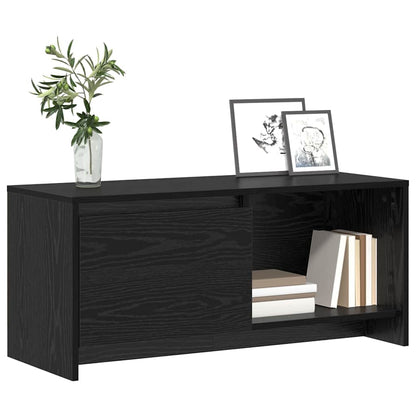 TV-Ständer Schwarze Eiche 90 x 35 x 40 cm Holzwerkstoff