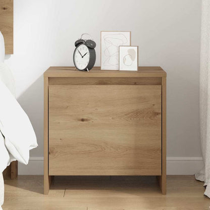 Nachttisch Eiche handwerklich 45 x 34 x 44.5 cm Holzwerkstoff