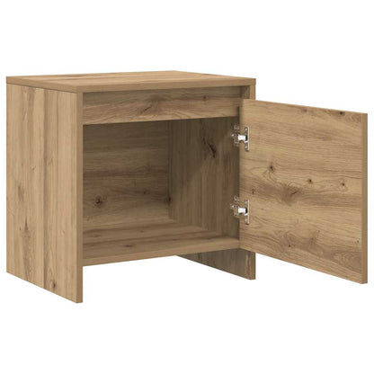 Nachttisch Eiche handwerklich 45 x 34 x 44.5 cm Holzwerkstoff