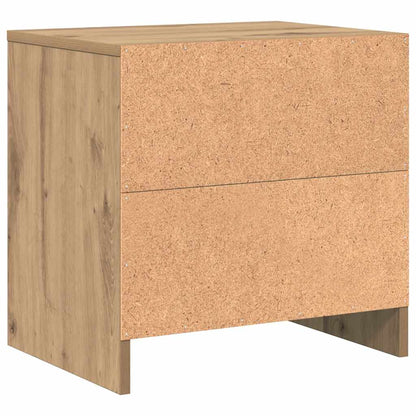 Nachttisch Eiche handwerklich 45 x 34 x 44.5 cm Holzwerkstoff
