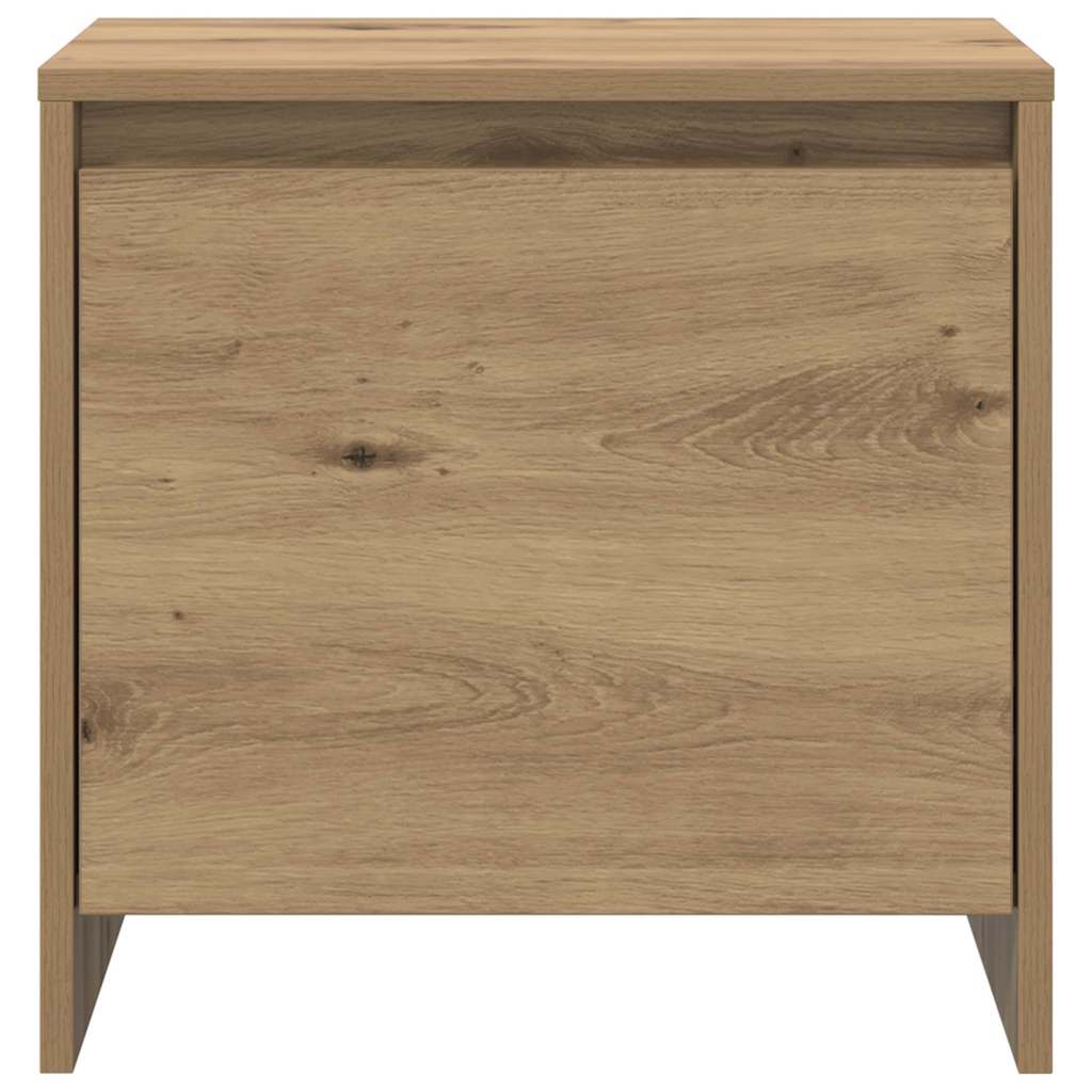 Nachttisch Eiche handwerklich 45 x 34 x 44.5 cm Holzwerkstoff