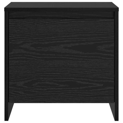 Nachttisch Schwarz Eichen-Optik 45 x 34 x 44,5 cm Holzwerkstoff