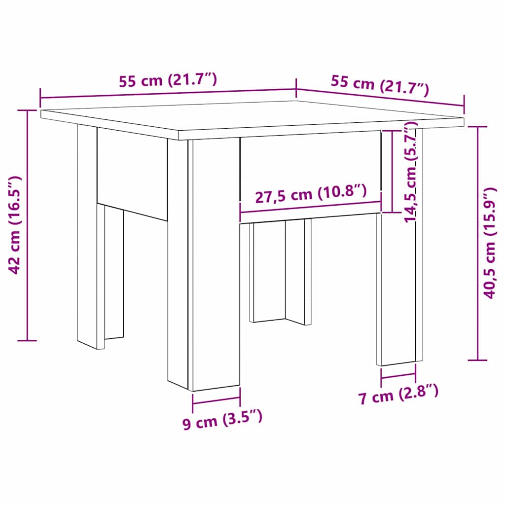 Couchtisch Altholz Holzwerkstoff