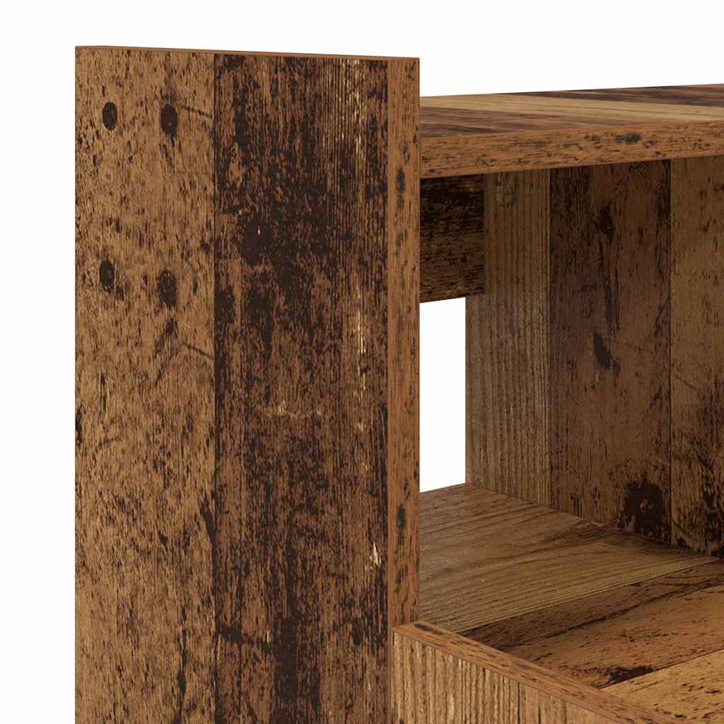 Schreibtisch mit Regal Altholz 97 x 45 x 90 cm Holzwerkstoff