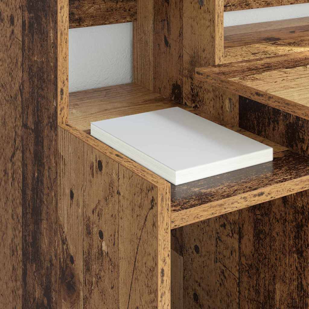 Schreibtisch mit Regal Altholz 97 x 45 x 90 cm Holzwerkstoff
