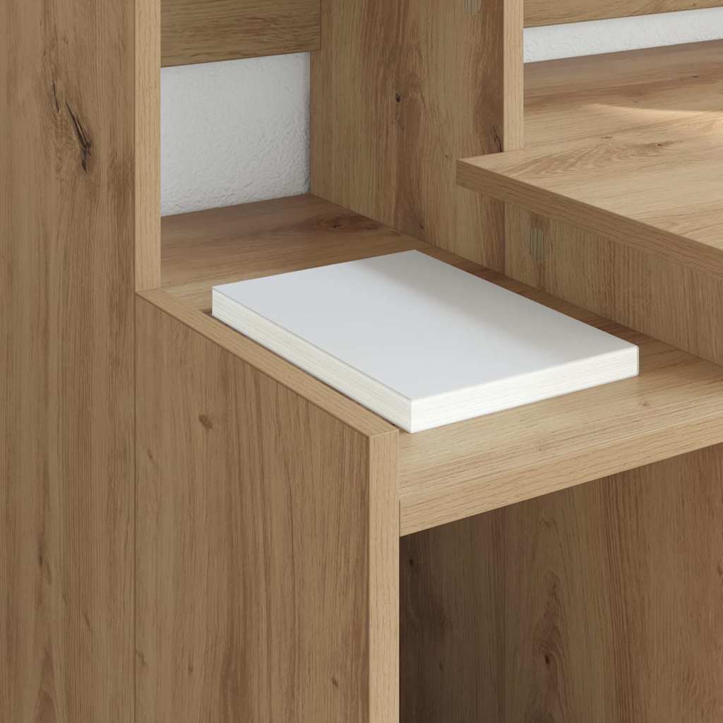 Schreibtisch Eiche handwerklich 97 x 45 x 90 cm Holzwerkstoff