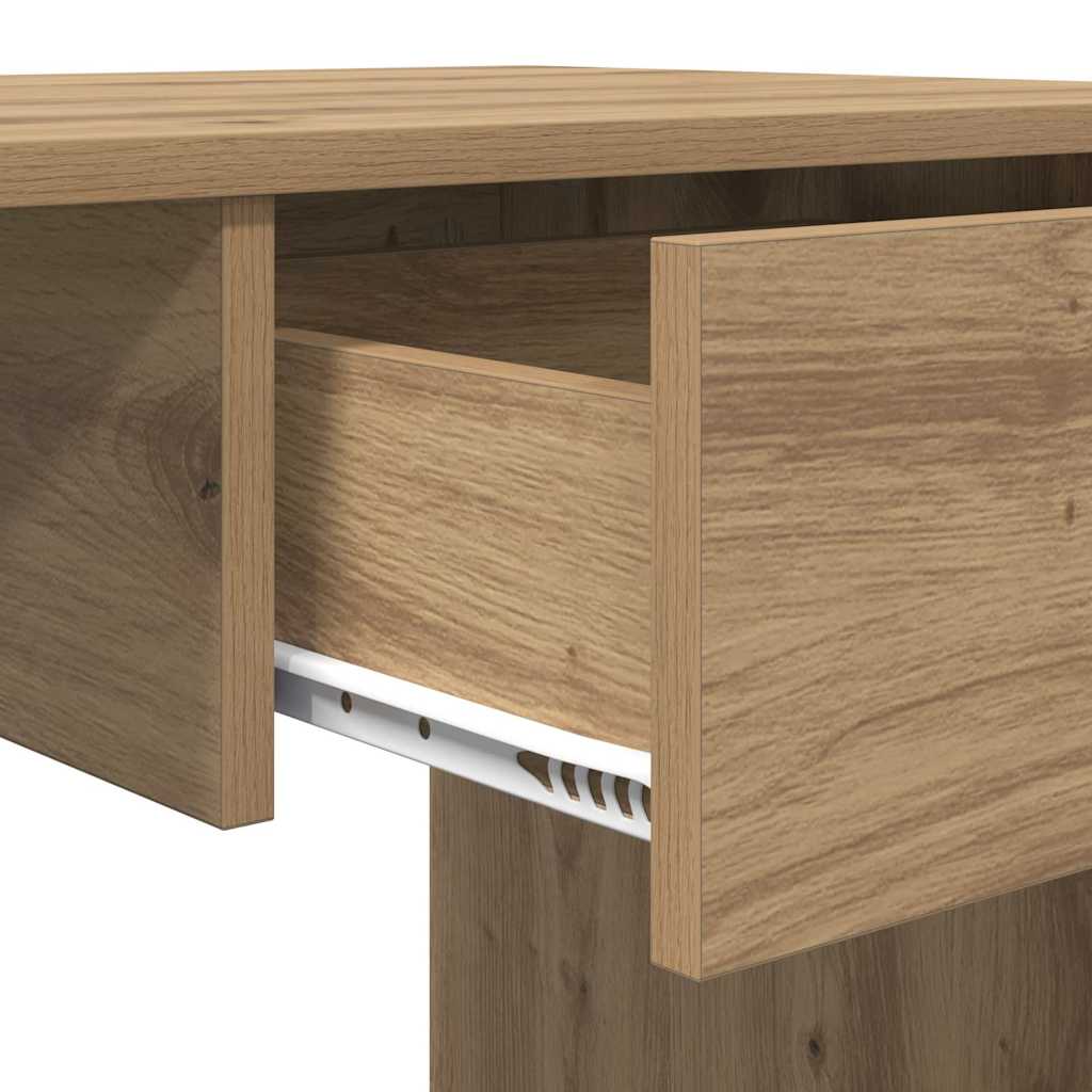 Schreibtisch Eiche handwerklich 100 x 50 x 76 cm Holzwerkstoff