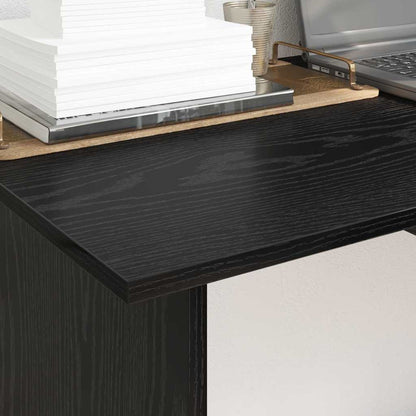 Schreibtisch Schwarze Eiche 100 x 50 x 76 cm Holzwerkstoff