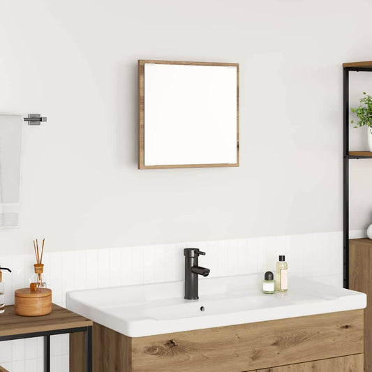 LED Badezimmer Spiegel Artisan-Eiche 40 x 8.5 x 37 cm