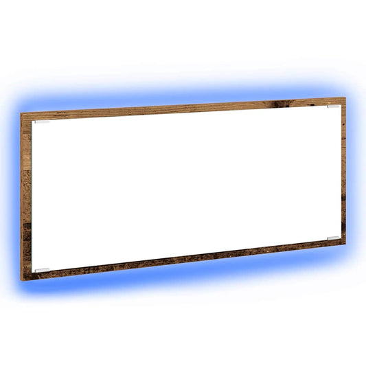 Spiegel Wandmontiert Altholz 90 x 8.5 x 37 cm Holzwerkstoff