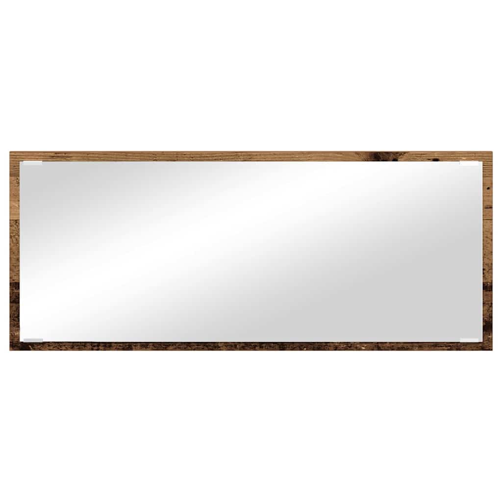 Spiegel Wandmontiert Altholz 90 x 8.5 x 37 cm Holzwerkstoff