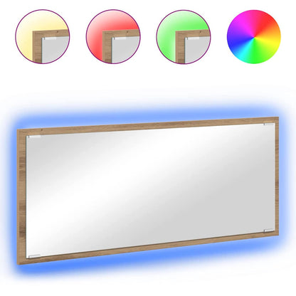 Spiegel Artisan-Eiche 90 x 8,5 x 37 cm Holzwerkstoff