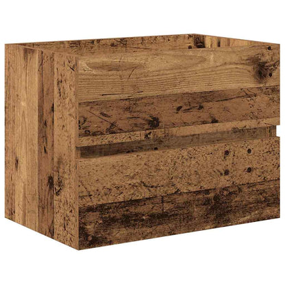 Badezimmermöbelset 2 pcs Altholz 57 x 37 x 45 cm Holzwerkstoff
