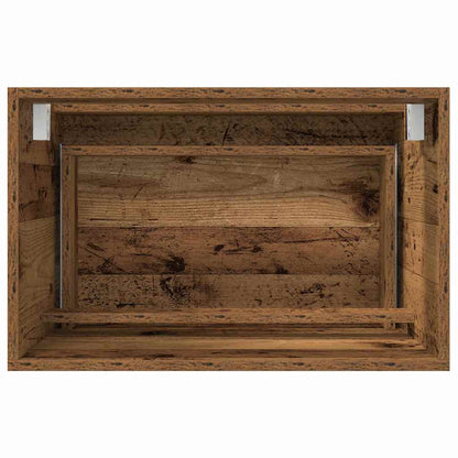 Badezimmermöbelset 2 pcs Altholz 57 x 37 x 45 cm Holzwerkstoff