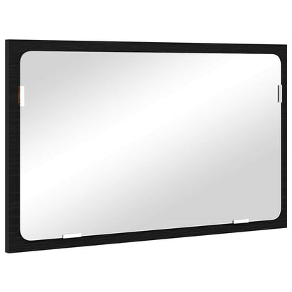 Badezimmermöbelset 2 pcs Schwarz Eichen-Optik 57 x 37 x 45 cm