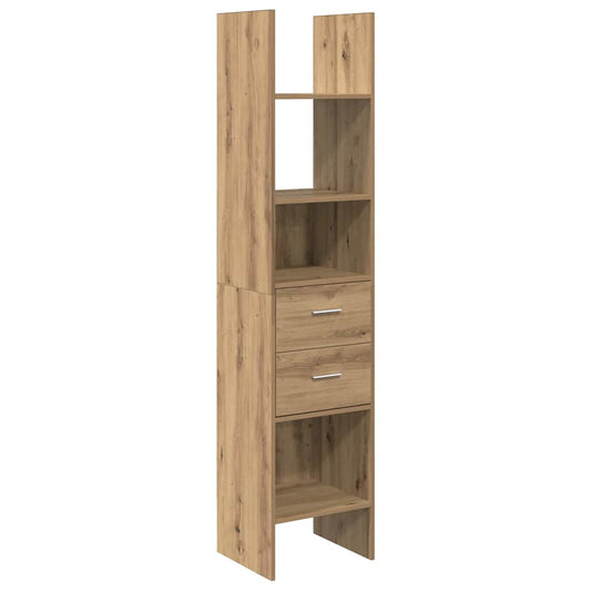 Bücherregal Eiche handwerklich 40 x 35 x 180 cm Holzwerkstoff