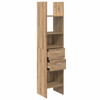 Bücherregal Eiche handwerklich 40 x 35 x 180 cm Holzwerkstoff