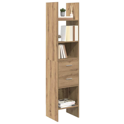 Bücherregal Eiche handwerklich 40 x 35 x 180 cm Holzwerkstoff