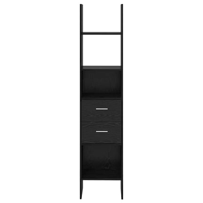 Bücherregal Schwarze Eiche 40 x 35 x 180 cm Holzwerkstoff