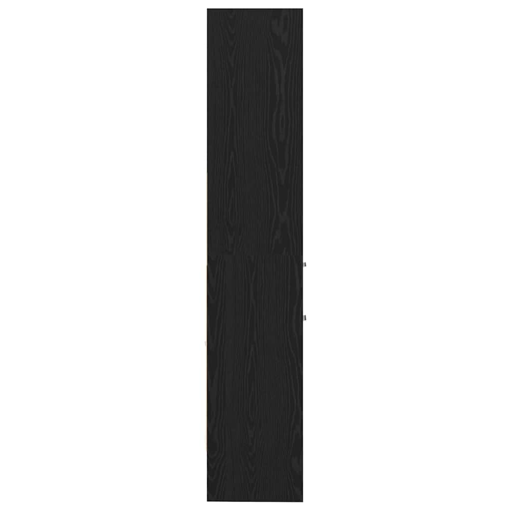 Bücherregal Schwarze Eiche 40 x 35 x 180 cm Holzwerkstoff