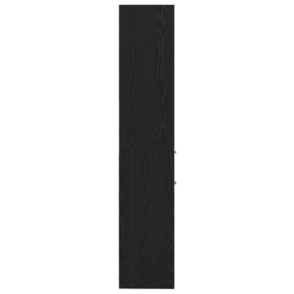 Bücherregal Schwarze Eiche 40 x 35 x 180 cm Holzwerkstoff