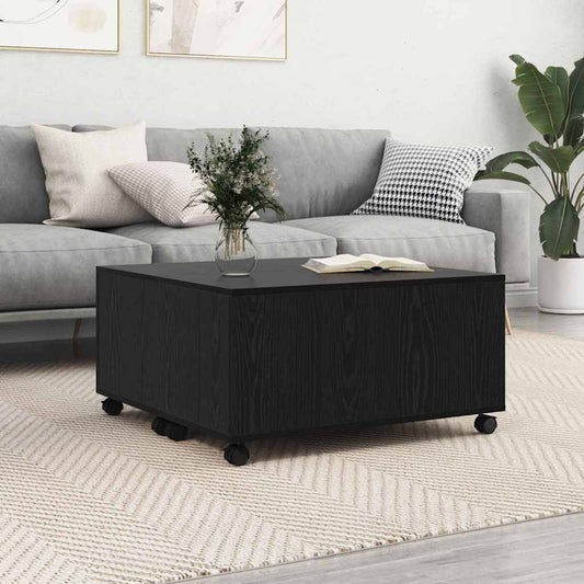 Couchtisch Schwarze Eiche 75 x 75 x 38 cm Holzwerkstoff