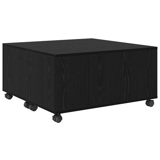Couchtisch Schwarze Eiche 75 x 75 x 38 cm Holzwerkstoff