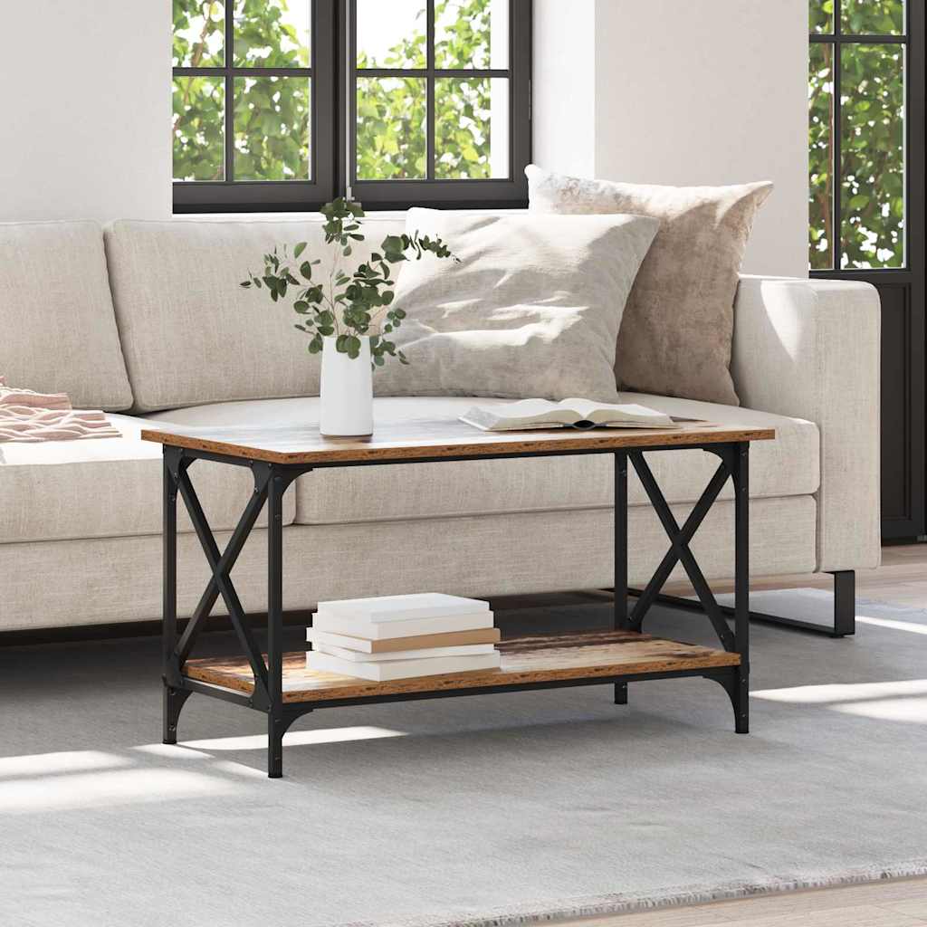 Couchtisch Altholz 80 x 45 x 45.5 cm Holzwerkstoff