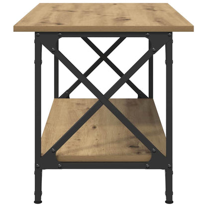Couchtisch Eiche handwerklich 80 x 45 x 45.5 cm Holzwerkstoff