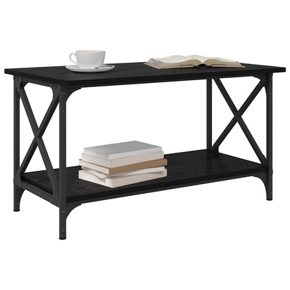 Couchtisch Schwarze Eiche 80 x 45 x 45.5 cm Holzwerkstoff